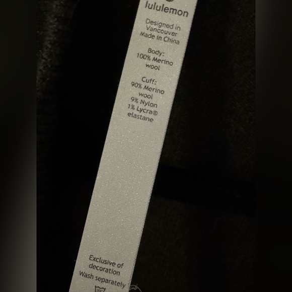 Lululemon Sit In Lotus Wrap II Merino Wool - Picture 6 of 8